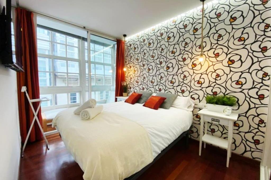 Apartamento Apartamento 2H 2B En El Centro Con Garaje A Coruña Exterior foto