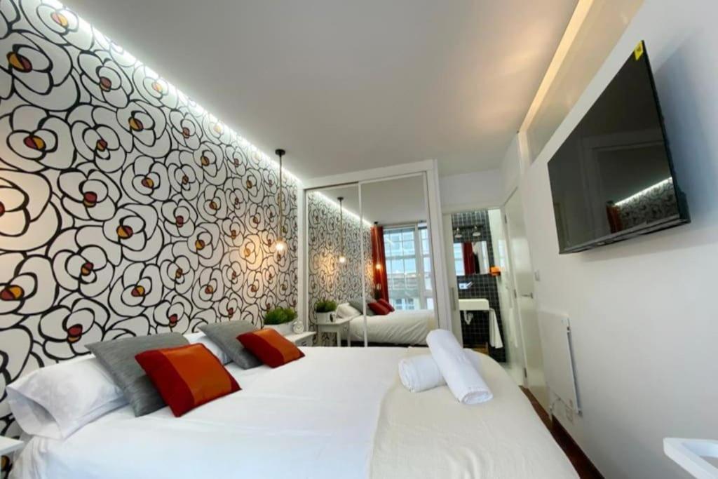 Apartamento Apartamento 2H 2B En El Centro Con Garaje A Coruña Exterior foto